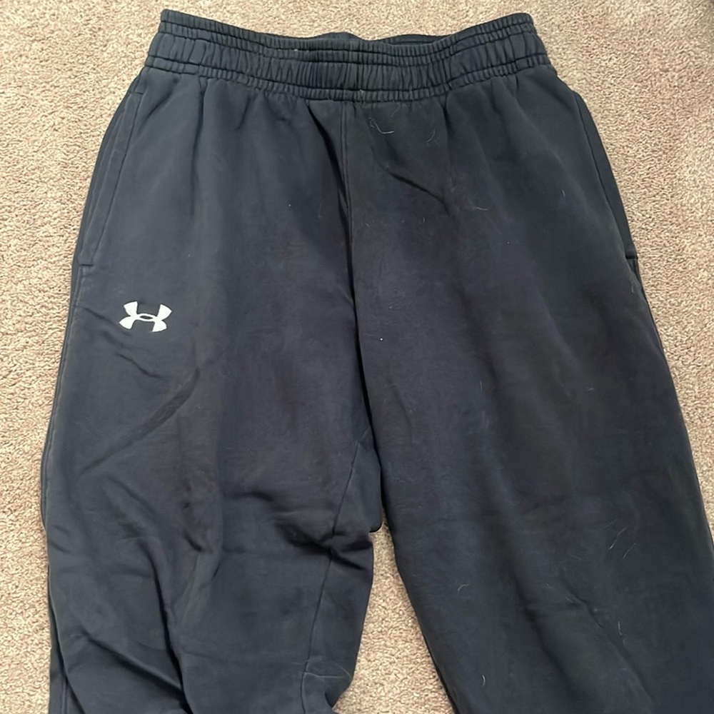 Black under armour sweatpants